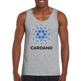 Cardano Vest, ADA Cryptocurrency Gift, Cardano Crypto Merch Clothing, HODL Defi Blockchain Investing, Gift for Him Mens Tank Top