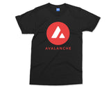 AVAX Crypto T-shirt Avalanche Cryptocurrency Trader Blockchain Investor Gift Unisex Xmas Birthday Gift Top