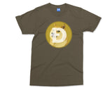 Dogecoin T-shirt, Cryptocurrency Meme Coin, Funny Dog Crypto Currency Gift for Traders Investors, Bitcoin Gifts, HODL To The Moon Shirt