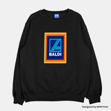 Baldi Sweatshirt , Funny Novelty , Supermarket Bald Men's Pun, Hilarious Pullover , Humour Gift for Dad and Grandad