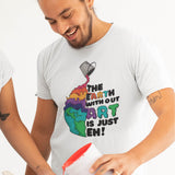 Earth Art T-Shirt - Funny Artist Graphic Tee - Colourful World - Creative Artsy Slogan - Fun Painters Playful Humour - Art Conventions Top