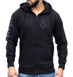 Ethereum zip hoodie, eth crypto coin, cryptocurrency gifts, ethereum hodl, defi technology, gift for coders - traders - investor Unisex