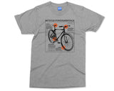 Bicycle Enthusiast T-shirt, Bike Fundamentals, Bicycle Blueprint Graphic Art, Gift for Cyclist - Cycling tshirt, Unisex Shirt Men Women