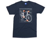 Bicycle Enthusiast T-shirt, Bike Fundamentals, Bicycle Blueprint Graphic Art, Gift for Cyclist - Cycling tshirt, Unisex Shirt Men Women