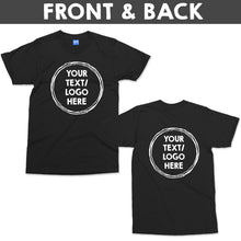 Wholesale Custom Work T-Shirt, Personalised Logo Photo Shirt, Custom Logos / Text Company Business Workwear Tshirts, All Colours & Sizes