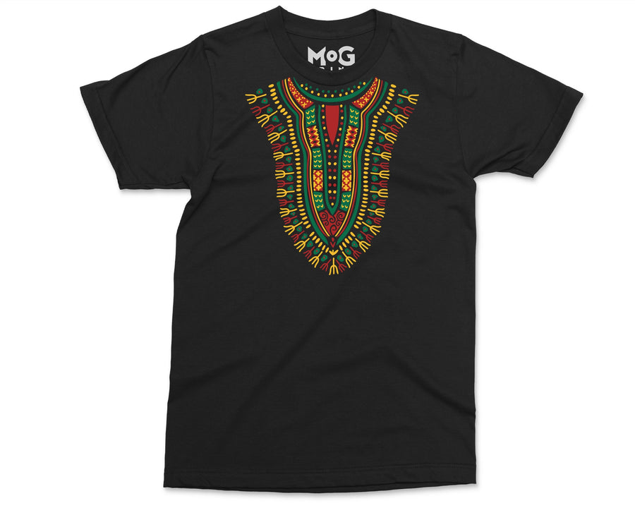 Traditional Dashiki T-shirt Fashion Design African Traditional Printed Cotton Tribal Art African Spirit Dashiki T-shirts Unisex