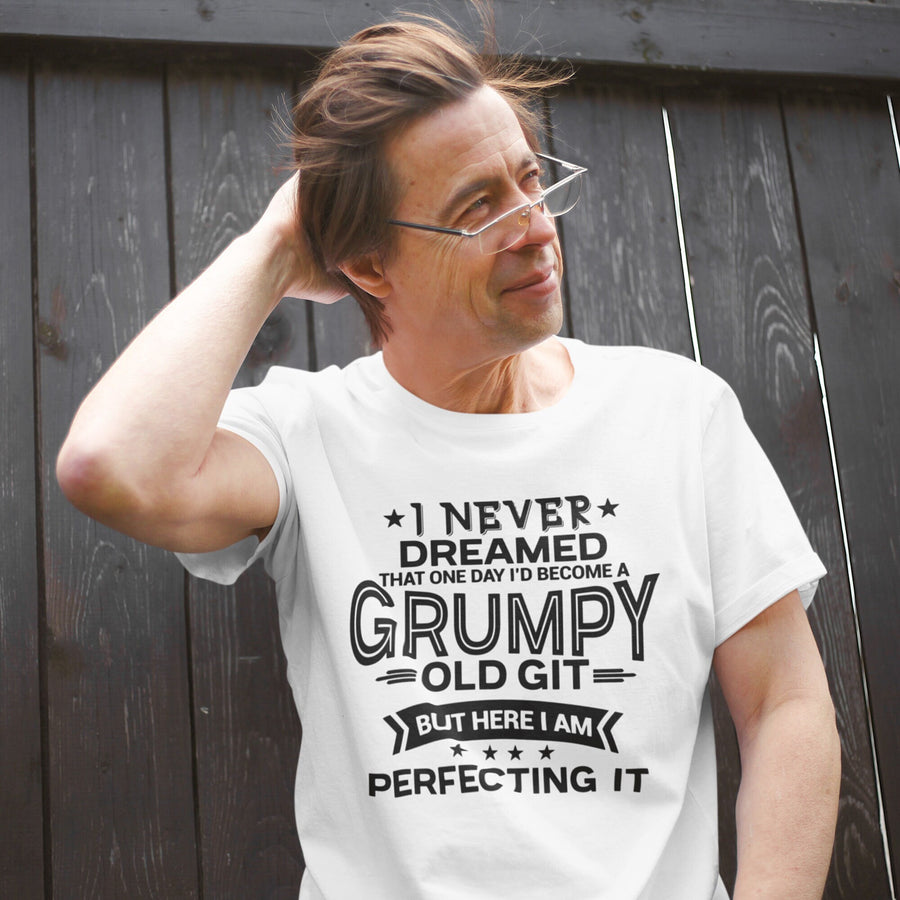 Grumpy Old Git Mens Funny T Shirt present for dad grandad Grandpa funny t shirt slogan novelty gifts Birthday Gifts