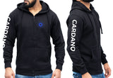 Cardano Logo ZIP Hoodie, ADA Coin Cryptocurrency Gift, Gift for Trader - Investor - Miner, Crypto Gift Jumper, Unisex Sizes S - 2XL