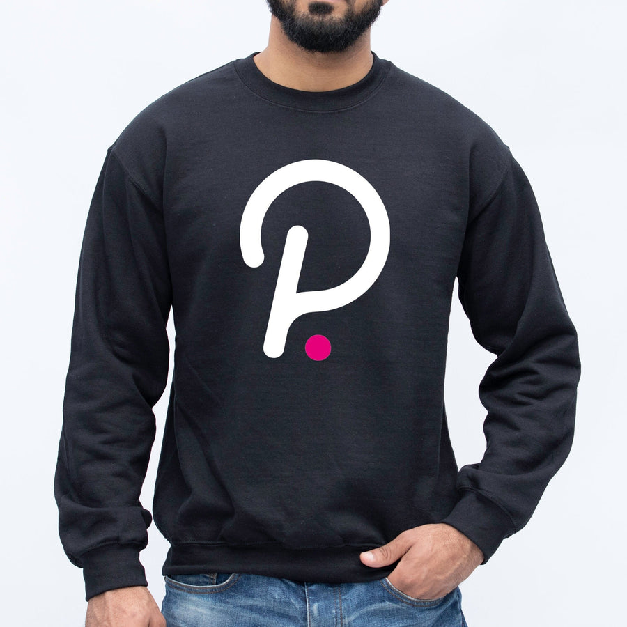 Polkadot logo Hoodie & Sweatshirt, DOT Crypto Coin, Cryptocurrency Gifts, Trader Investor Gift, Unisex Clothing All Sizes