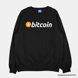 Bitcoin Logo Sweater Jumper Cryptocurrency Blockchain Currency Sweatshirt For Investors Crypo-Apparel Satoshi Nakamoto