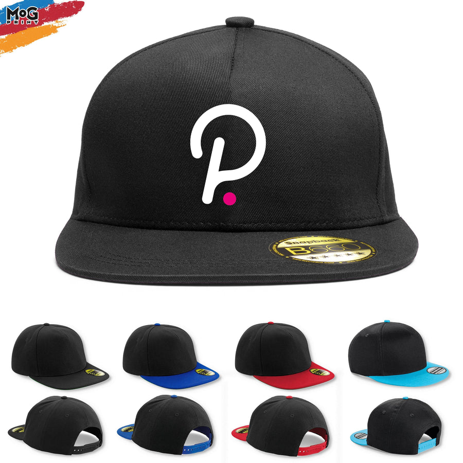 Polkadot Logo Crypto Snapback Hat, Dot Cryptocurrency Investor, Polkadot Trader, Polkadot Hat, Hodl Blockchain Technology, Gift Hat