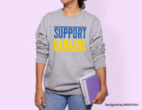 Support Ukraine Sweatshirt, Ukrainian Sweater Jumper, Ukraine Russia Putin War Peace Protest Independance Day Ukraine Jumper For Men Women