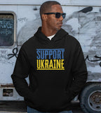 SUPPORT UKRAINE Hoodie, Ukrainian Flag Jumper Peace Anti War Protest Ukraine Russia Putin War Pullover Hood Men Women