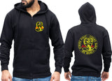 Cobra Kai ZIP Hoodie, Cobra Kai Gift, Mixed Martial Arts, MMA Gift, Karate Kid, Retro Tv Show, Cobra Kai Hoody, Unisex Jumper Jacket