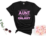 Auntie T-shirt Best Aunt in the Galaxy tee Shirt Aunty Gift for her