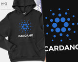 Cardano Logo Hoodie & Sweatshirt, ADA Crypto Coin, Cryptocurrency Clothing, Unisex Jumper for All Sizes