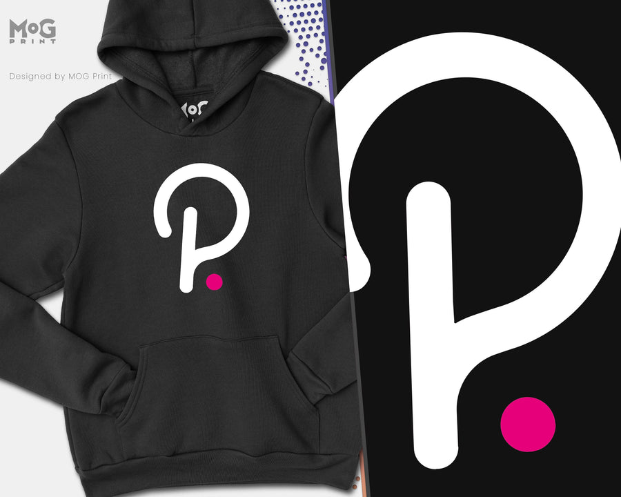 Polkadot logo Hoodie & Sweatshirt, DOT Crypto Coin, Cryptocurrency Gifts, Trader Investor Gift, Unisex Clothing All Sizes