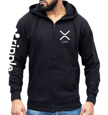 Xrp ripple Logo coin zip hoodie, crypto clothing, cryptocurrency gift, Investors Gift - day traders, bull market hodl, Unisex jumper
