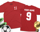 England Football Shirt, Mens, Womens, Kids, Name & Number Personalised tshirt England Football Cup English Supporters UK Football Shirts