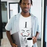 Anonymous Dagger Rose T-shirt Computer Hacker System Hacking Expert Vandetta Mask Xmas Gift for Him