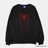 Retro Spider Graphic Sweatshirt, Superhero Inspired Sweater, Ideal Gift Shirt For Him, Graphic Design Print, Women Men's Jumper Sweater