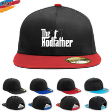 The Rodfather Baseball Snapback Hat, Funny Dad Grandad Fishing Hat, Father's Day Birthday Gift, Fishing Gift, Fisherman Dad Gift Hat Cap