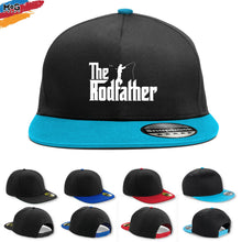 The Rodfather Baseball Snapback Hat, Funny Dad Grandad Fishing Hat, Father's Day Birthday Gift, Fishing Gift, Fisherman Dad Gift Hat Cap