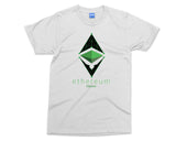 Ethereum Logo Classic T-shirt ETC Blockchain Crypto Investor Gift Network Digital Platform Cryptocurrency Ethereum Trader Gift Investing Tee