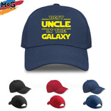 Funny Uncle Gift Baseball Cap, Best Uncle in the Galaxy, Uncle Star Wars Gift, Uncle Gifts, Funny Hat for Uncle Fathers Day Birthday Cap