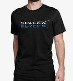 SpaceX Mirrored Logo T shirt, Space Enthusiast Gift, SpaceX Gifts, Unisex Casual Tee All Sizes