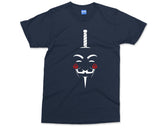 Anonymous Dagger Rose T-shirt Computer Hacker System Hacking Expert Vandetta Mask Xmas Gift for Him