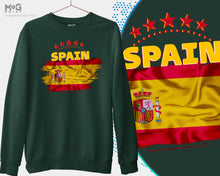 SPAIN Football Sweat Shirt, España Shirt, WorId Football Cup Spain Jumper, Spanish Flag Team Sweatshirt Football Spain World Football Cup Copa Del Mundo España