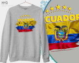 Ecuador Football Jumper, Football Camisetas, Ecuador National Team WorId Cup Football Ecuador Football Sweatshirt Ecuador Football Camisetas