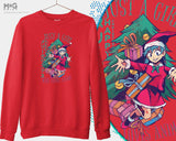 Christmas Womens Anime Jumper Girls Anime Otaku Cosplay Gift Sweater for Just a Girl Who Loves Anime and Kawaii Anime Girl Japan Girl Xmas