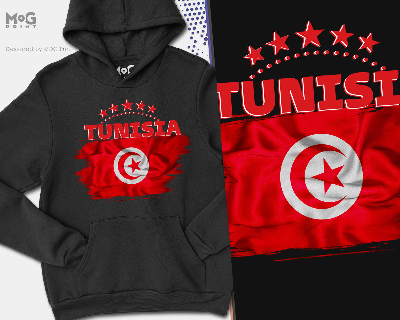 Tunisia Football Hoodie تي شيرت كأس العالم التونسي Tunisia Football Games World Team Cup Tunisia Flag World National Football Hoody