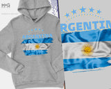 ARGENTINA FLAG Hoodie Argentina Football WorId Argentina National Football Cup Argentina Team Cup Argentina Flag Souvenir Jumper