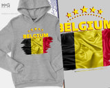 Belgium Football Sweater Football Shirt Rode Duivels Jumper WorId Cup Belgium Tshirt Voetbal Belgie World Football Cup BELGIER Flag Hemden