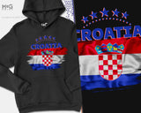 Croatia Hoodie Croatia Football WorId Cup Croatia Jumper Nogomet WorId Football Cup Fudbal Vatreni Croatia Flag Hoody