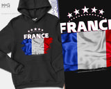 France Coupe du Monde WorId Cup Football Hoodie, France Football Jumper WorId Cup France Football Cup French Les Bleus Flag Hoody