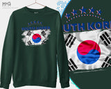 South Korea Football Sweat Shirt 피파 년 한국 월드컵 South Korea National Football World National Cup Korean World Football Cup National Flag Jumper