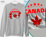 Canada Jumper, Canada Football Sweatshirt World Team Canadians Flag Canada World Football Cup Jumper Canada Flag Sweat Shirt