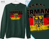 Germany Football Jumper, Unisex Germany Football Sweat Shirt Germany World Football Cup Germany deutschland Football Weltmeisterschaft Flag