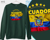 Ecuador Football Jumper, Football Camisetas, Ecuador National Team WorId Cup Football Ecuador Football Sweatshirt Ecuador Football Camisetas