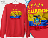 Ecuador Football Jumper, Football Camisetas, Ecuador National Team WorId Cup Football Ecuador Football Sweatshirt Ecuador Football Camisetas