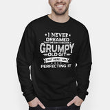 Grumpy Old Git Sweatshirt, Present For Dad, Grandad Grandpa Funny Jumper, Dad Uncle Sweater Slogan Novelty Gifts Men's Birthday Gifts