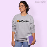 Bitcoin Logo Sweater Jumper Cryptocurrency Blockchain Currency Sweatshirt For Investors Crypo-Apparel Satoshi Nakamoto