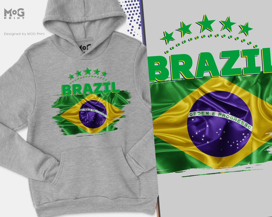 Brazil futebol Hoodie Copa Do Mundo Brasil Camisa WorId Football Cup WorId Team Cup BrasÃ­lia World Football Cup Brasil Flag Hoody