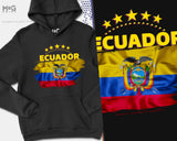 Ecuador Football Hoodie, Football Camisetas, Ecuador National Team WorId Cup Football Jumper Ecuador Football Camisetas Hoody