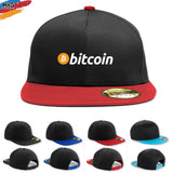 Bitcoin Logo Snapback Hat, Bitcoin Hat, Btc Crypto Currency Coin Logo, Bitcoin Cryptocurrency Trader Investor Gift, Adult Unisex Hat Cap