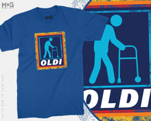 Oldi Funny Old Person Oldie Grandad Pension Tshirt Tee Grandparents Funny Nan Joke Old Man Oldi Grandpa Parody Senior Pensioner Tee Shirt